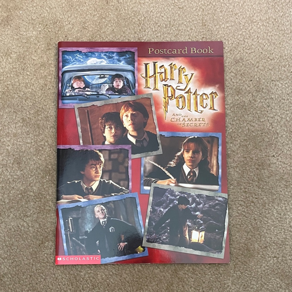 Scholastic Harry Potter Postcard Collection Chamber of Secrets 2002